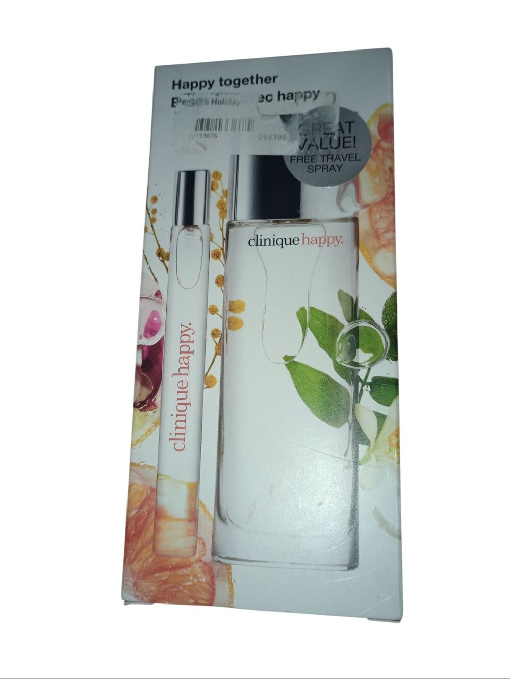 Clinique Happy Women's Fragrance Set, 1.7 Fl. Oz. 0.34 Fl. Oz. NWTp